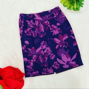 Purple pencil skirt banana Republic12